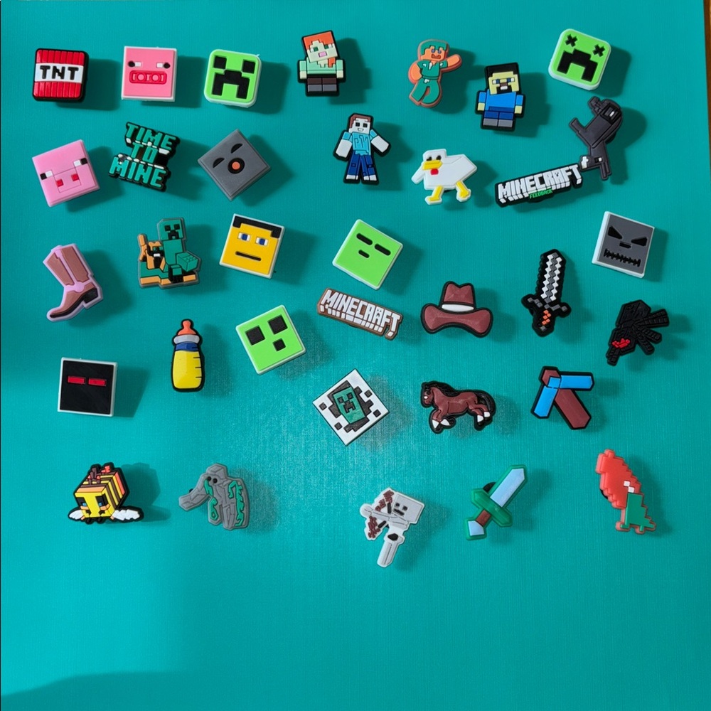 Minecraft Shoe Charms Set